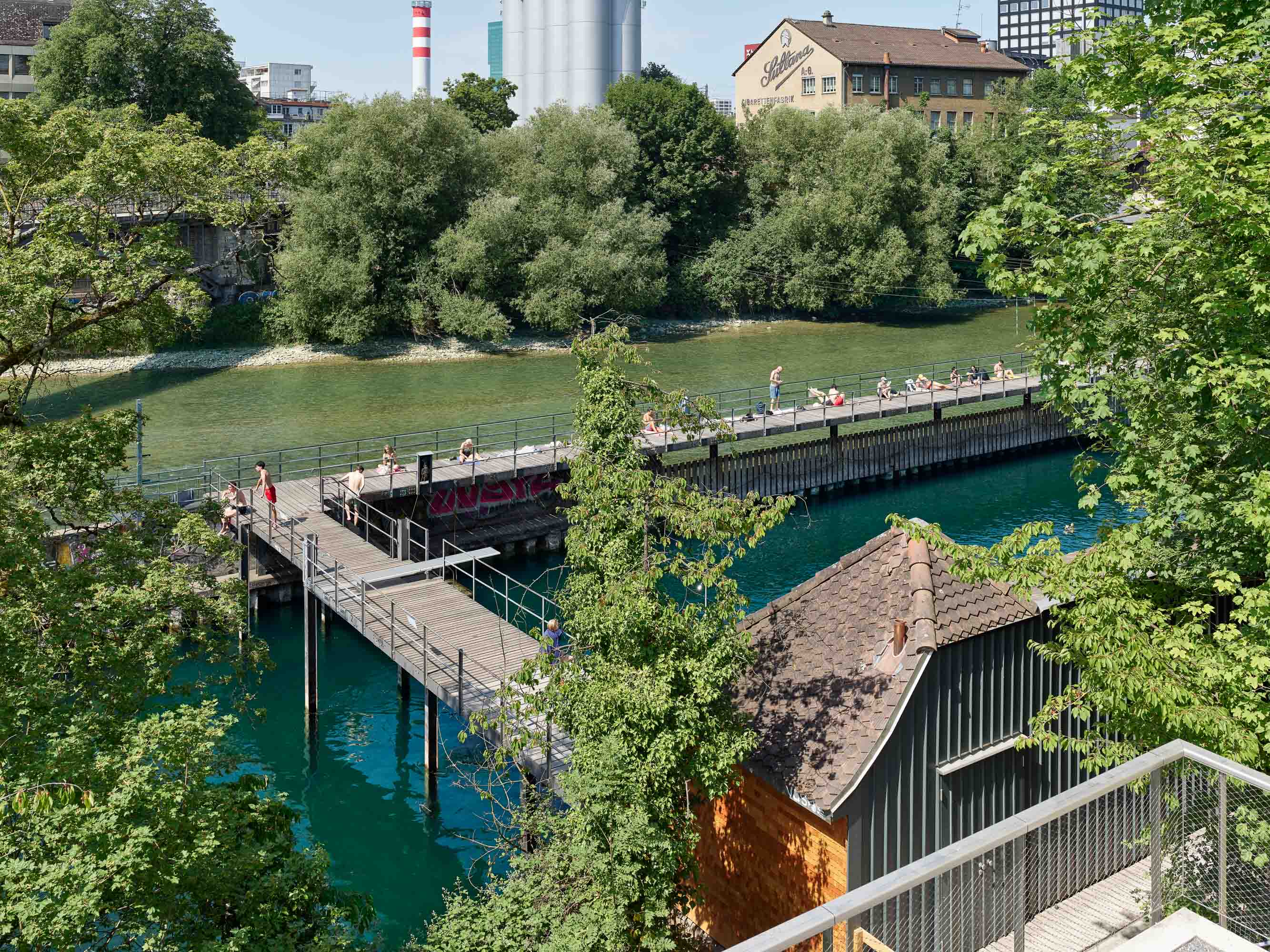 Flussbad Unterer Letten &nbsp; 3/6